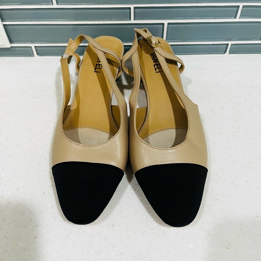 Cap toe pumps Van Eli
